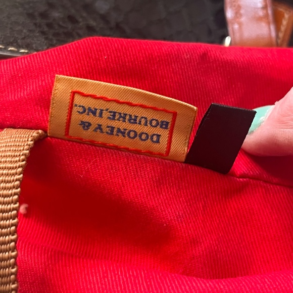 Authentic Dooney and Bourke snake print leather tote - Picture 14 of 17